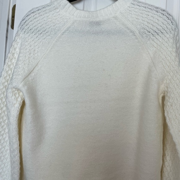 J crew sweater brand new color is cream ,off white . - Picture 6 of 10